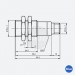 Sensor Ultrassônico 800mm M18 PNP NA+NF - UB800-18GM40-E5-V1 - Pepperl+Fuchs