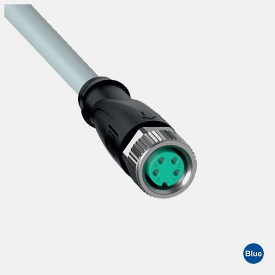 Cabo Conector Reto M8 / 4 Polos V31-GM