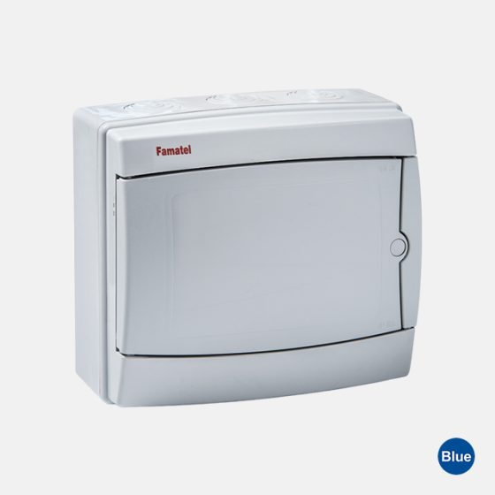Caixa ABS 215x235x110 para 8 Disjuntores IP65 3908 - Imagem 2