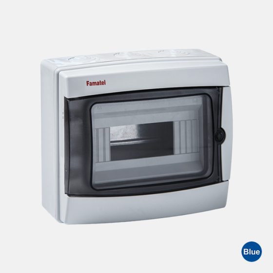 Caixa ABS 215x235x110 para 8 Disjuntores IP65 3908