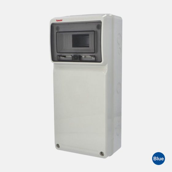 Quadro de Tomadas ABS 500x230x155 IP65 para 8 Disjuntores 3951