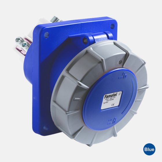 Tomada de Embutir Industrial 125A 220V IP67