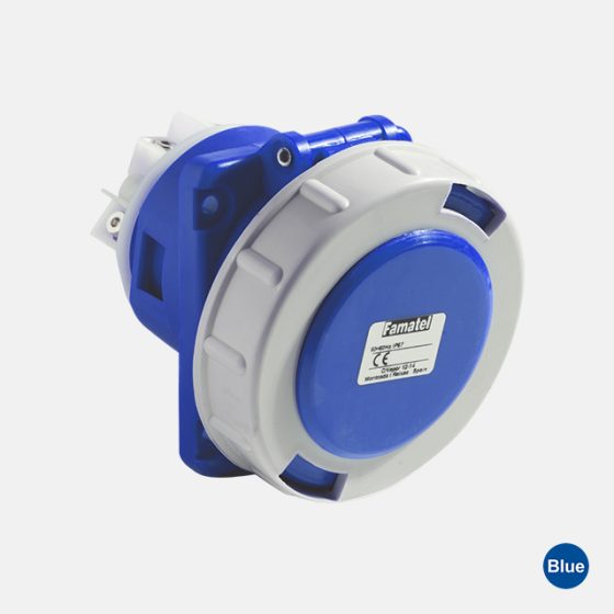 Tomada de Embutir Industrial 63A 220V IP67
