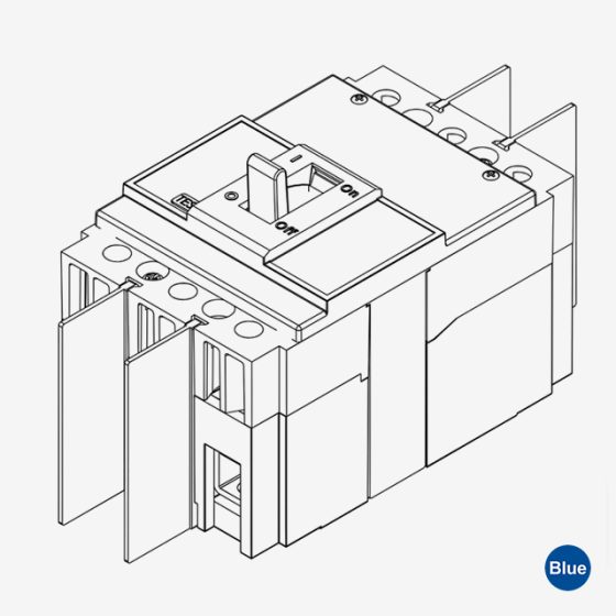 Disjuntor Termomagnético DWB160N63-3DX 63A 3 polos - Imagem 2