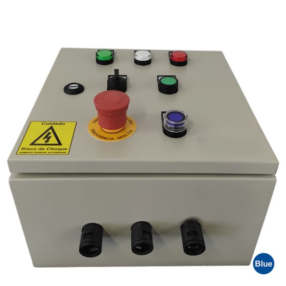 Painel Para Avanço e Recuo de Cavaco NR12 Motor TC Com Temporizador 220V - Imagem 3