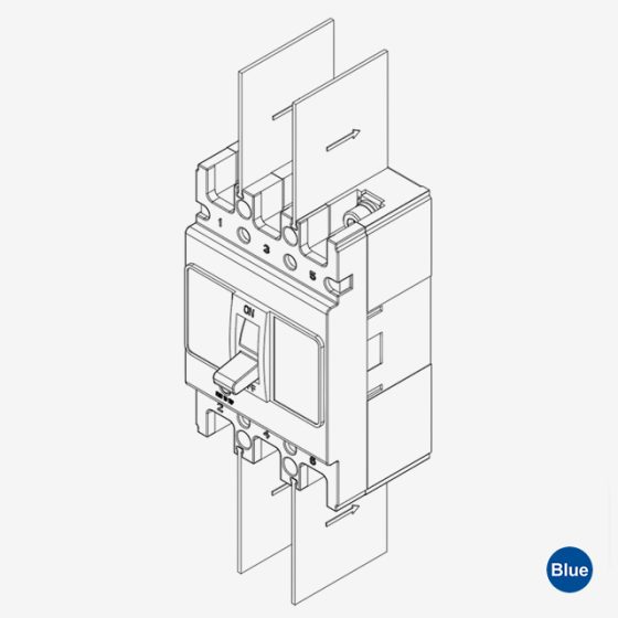 DISJUNTOR DWP250L-250-3 250A 3 polos - Imagem 6