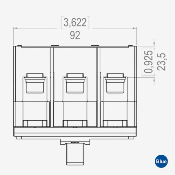 DISJUNTOR DWP250L-250-3 250A 3 polos - Imagem 4