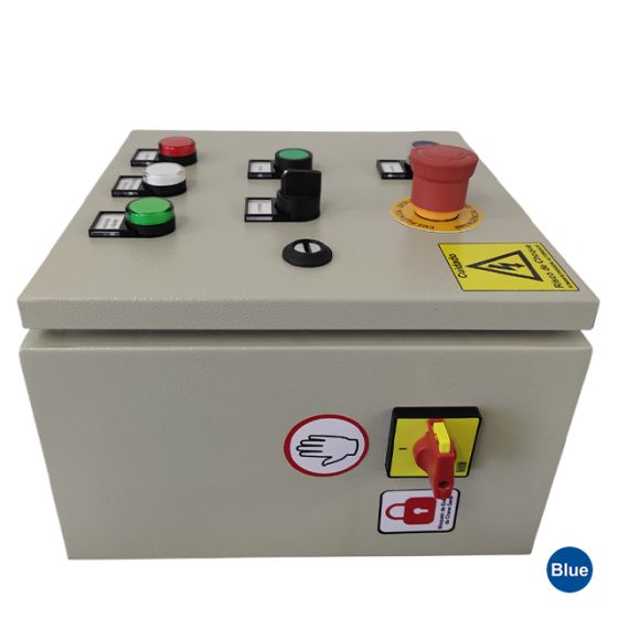Painel Para Avanço e Recuo de Cavaco NR12 Motor TC Com Temporizador 220V - Imagem 2