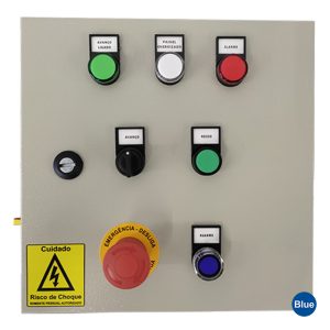 Painel Para Avanço e Recuo de Cavaco NR12 Motor TC Com Temporizador 220V