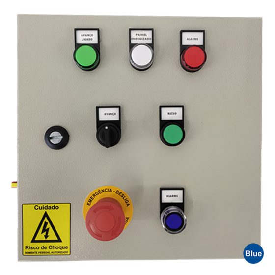 Painel Para Avanço e Recuo de Cavaco NR12 Motor TC Com Temporizador 220V